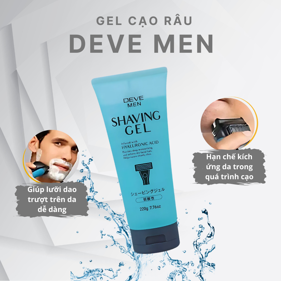 GEL CẠO RÂU DEVE 220G
