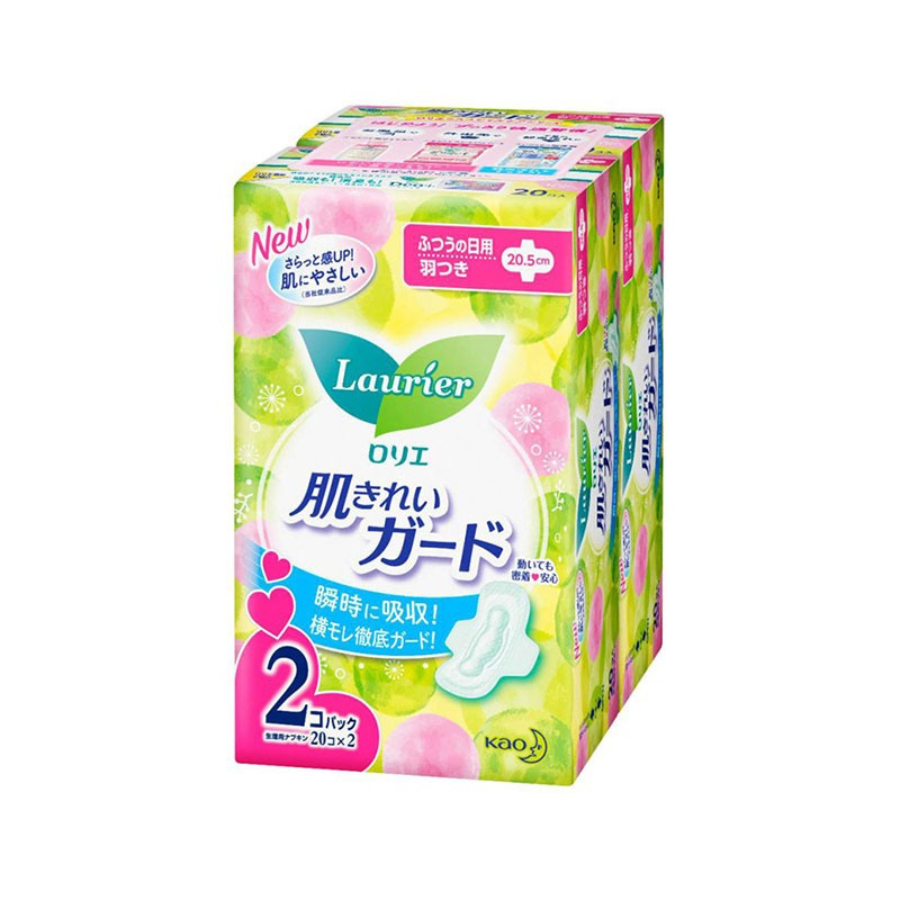 BĂNG VỆ SINH BAN NGÀY CÓ CÁNH KAO LAURIER (20 MIẾNG X 2 GÓI)