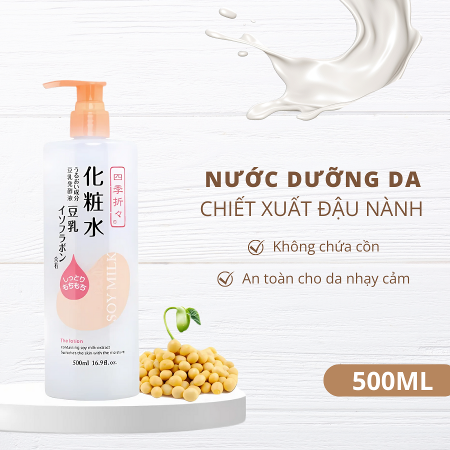 NƯỚC DƯỠNG DA TINH CHẤT SỮA ĐẬU NÀNH SHIKIORIORI
