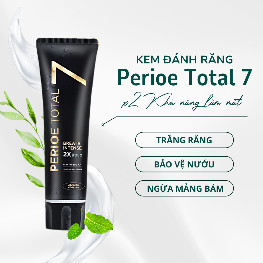 KEM ĐÁNH RĂNG PERIOE TOTAL7 INTENSE PEFRESH COOLING TOOTHPASTE
